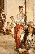 John Singer Sargent Spanish Soldiers oil painting artist